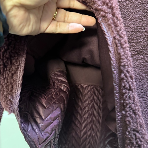 Athleta Cozy Sherpa Half Snap Pull over size 1X - Picture 5 of 6